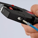 KNIPEX NexStrip Utensile multiuso per elettricista, Pinza stripper Nero/Rosso