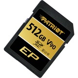 Patriot EP 512 GB SDXC, Scheda di memoria Nero