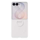 Samsung Custodia con anello magnetico in silicone, Custodia per telefono crema