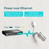 TP-Link TL-SG1008P switch di rete Non gestito Gigabit Ethernet (10/100/1000) Supporto Power over Ethernet (PoE) Nocciola, Interruttore Nero, Non gestito, Gigabit Ethernet (10/100/1000), Full duplex, Supporto Power over Ethernet (PoE)