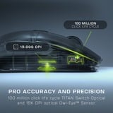 Turtle Beach Kone XP Air, Mouse da gioco Nero