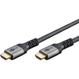 goobay Plus Cavo HDMI ad alta velocità, 8K @ 60Hz grigio