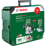 Bosch Fresatrice a batteria AdvancedTrimRouter 18V-8 Combi Set verde/Nero