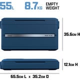 Coleman Snap'N Go 55QT, Scatola cool blu