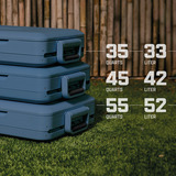 Coleman Snap'N Go 55QT, Scatola cool blu
