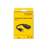 DeLOCK Adattatore Mini DisplayPort 1.4 a DisplayPort Nero