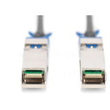 Digitus Cavo DAC SFP28 25G 2m, Cavo dell'antenna Nero/Argento