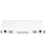 Digitus Scatola di giunzione fibra ottica, 1U, equipaggiata, LC, OM4 grigio