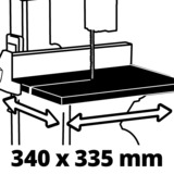 EINHELL Sega a nastro TC-SB 245 L rosso