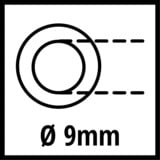 EINHELL Tubo tessuto 4138210, Tubo per aria compressa celeste