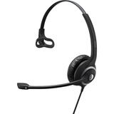 EPOS IMPACT SC 230 Auricolare Cablato A Padiglione Ufficio Nero, Argento, Headset Nero, Cablato, Ufficio, 50 - 18000 Hz, 58 g, Auricolare, Nero, Argento