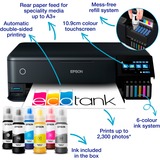 Epson EcoTank ET-8550 stampante fotografica multifunzione a serbatoio, Stampante multifunzione Nero, Ad inchiostro, Stampa a colori, 5760 x 1440 DPI, A3, Stampa diretta, Nero
