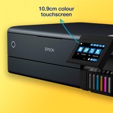 Epson EcoTank ET-8550 stampante fotografica multifunzione a serbatoio, Stampante multifunzione Nero, Ad inchiostro, Stampa a colori, 5760 x 1440 DPI, A3, Stampa diretta, Nero