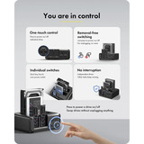 ICY BOX IB-2925MS-CU31, Docking station Nero