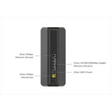 Netgear Nighthawk RS700S router wireless 10 Gigabit Ethernet Tri-band (2,4 GHz/5 GHz/6 GHz) Nero Wi-Fi 7 (802.11be), Tri-band (2,4 GHz/5 GHz/6 GHz), Collegamento ethernet LAN, Nero, Router portatile