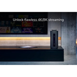 Netgear Nighthawk RS700S router wireless 10 Gigabit Ethernet Tri-band (2,4 GHz/5 GHz/6 GHz) Nero Wi-Fi 7 (802.11be), Tri-band (2,4 GHz/5 GHz/6 GHz), Collegamento ethernet LAN, Nero, Router portatile