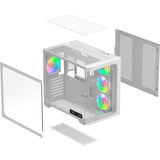 Ocypus Iota C70 Curve ARGB Digital, Chassis Tower bianco