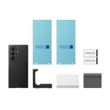 Samsung Custodia Carbon con Supporto, Custodia per telefono Nero