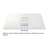 Samsung M8 Smart Monitor - M80F da 32" UHD, Monitor LED bianco, 81,3 cm (32"), 3840 x 2160 Pixel, 4K Ultra HD, LCD, 4 ms, Bianco