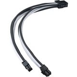 SilverStone Cavo di prolunga di alimentazione SST-PP07E-EPS8BW Nero/Bianco