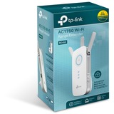 TP-Link RE450 Ricevitore e trasmettitore di rete Bianco 10, 100, 1000 Mbit/s, Ripetitore bianco, Ricevitore e trasmettitore di rete, 1300 Mbit/s, 10,100,1000 Mbit/s, Esterno, 2.4 GHz ≤20dBm, 5 GHz ≤23dBm, 10/100/1000Base-T(X)