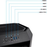 Thermaltake FTW T300 5060, PC Gaming Nero/trasparente