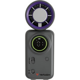 Verbatim Cool 'n' Go Ice Touch Mini, Ventilatore grigio/Viola