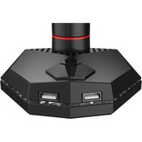 iiyama DSG3001C-R1 Supporti a parete per TV 76,2 cm (30") Scrivania Nero, Rosso, Base per monitor Nero, Morsetto/occhiello, 9 kg, 43,2 cm (17"), 76,2 cm (30"), 100 x 100 mm, Nero, Rosso