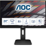 AOC 24P1 ricondizionato, Monitor LED Nero