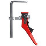 BESSEY morsetto da tavolo in acciaio pieno GTR16S6H argento/Rosso