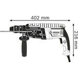 Bosch GBH 2-28 F 4000 Giri/min SDS-plus 3,1 kg Nero, Blu, Trapano a percussione blu/Nero, SDS-plus, Nero, Blu, 4000 Giri/min, 3 cm, 1,3 cm, 2,8 cm