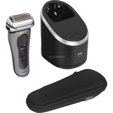 Braun Series 9 Pro+ 9565cc Wet & Dry Rasoio Trimmer Metallico argento/Nero, Rasoio, Metallico, Batteria, 60 min, Scatola, 1 pz