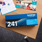 Brother TN-241C cartuccia toner 1 pz Originale Ciano 1400 pagine, Ciano, 1 pz