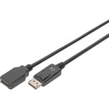 Digitus Cavo di prolunga DisplayPort 1.2, spina > presa Nero