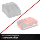 EINHELL Power X-Change Spazzola per superfici a batteria PICOBELLA 18/90, 18 Volt, Erbaccia Remover rosso/Nero