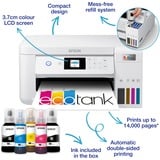 Epson EcoTank ET-2856, Stampante multifunzione bianco, Ad inchiostro, Stampa a colori, 5760 x 1440 DPI, A4, Stampa diretta, Bianco