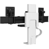 Ergotron TRACE 45-631-216 supporto da tavolo per Tv a schermo piatto 68,6 cm (27") Bianco Scrivania, Base per monitor bianco, Morsa, 9,8 kg, 54,6 cm (21.5"), 68,6 cm (27"), 100 x 100 mm, Bianco
