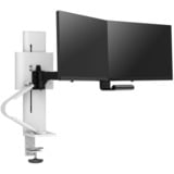 Ergotron TRACE 45-631-216 supporto da tavolo per Tv a schermo piatto 68,6 cm (27") Bianco Scrivania, Base per monitor bianco, Morsa, 9,8 kg, 54,6 cm (21.5"), 68,6 cm (27"), 100 x 100 mm, Bianco