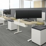 Ergotron TRACE 45-631-216 supporto da tavolo per Tv a schermo piatto 68,6 cm (27") Bianco Scrivania, Base per monitor bianco, Morsa, 9,8 kg, 54,6 cm (21.5"), 68,6 cm (27"), 100 x 100 mm, Bianco
