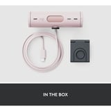 Logitech Brio 500, Webcam rosa/Nero