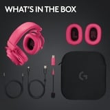 Logitech PRO X 2 LIGHTSPEED, Cuffia da gioco Magenta