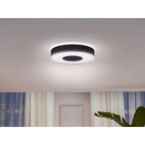 Philips White & Color Ambiance Infuse Lampada da Soffitto M, Luce LED Nero