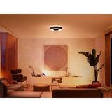 Philips White & Color Ambiance Infuse Lampada da Soffitto M, Luce LED Nero