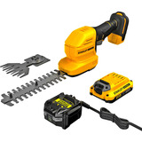 Stanley Forbice a batteria per erba/cespugli, 18 Volt, Rifilasiepi Nero/Giallo