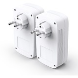 TP-Link TL-PA8033P KIT adattatore di rete PowerLine 1300 Mbit/s Collegamento ethernet LAN Bianco 2 pz, PowerLAN 1300 Mbit/s, IEEE 1901, IEEE 802.3, IEEE 802.3ab, IEEE 802.3u, Tipo E/F, Gigabit Ethernet, 10,100,1000 Mbit/s, HomePlug AV2