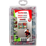 fischer Profi-Box DuoPower + viti, Tassello grigio chiaro/Rosso