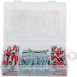 fischer Profi-Box DuoPower + viti, Tassello grigio chiaro/Rosso
