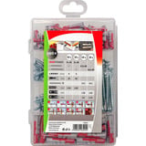 fischer Profi-Box DuoPower + viti, Tassello grigio chiaro/Rosso