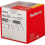 fischer Tassello ad espansione SX Plus 8x40 grigio chiaro