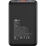 goobay Powerbank Compatto 10.000 mAh Nero